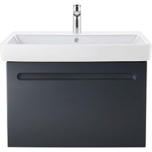 Duravit No. 1 Möbel-Waschtisch 23758000002 80x46cm, mit Hahnloch, Überlauf, Hahnlochbank, weiß