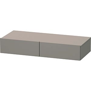 Duravit DuraStyle étagère tiroir DS827004343 100 x 44 cm, 2 tiroirs, basalte mat, avec support console