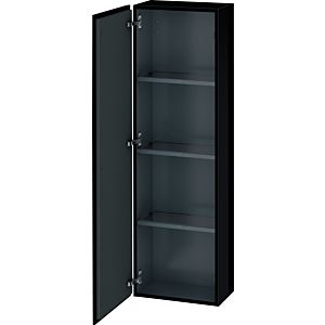 Duravit L-Cube medium tall cabinet LC1168L4040 40x24.3x132cm, door on the left, black high gloss