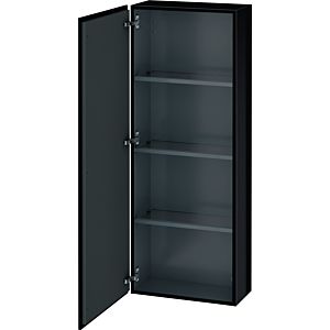 L-Cube Duravit high cabinet LC1169L4040 50x24.3x132cm, door on the left, black high-gloss