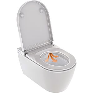 Duravit SensoWash Starck f compact shower toilet 650002012004300 complete system with toilet seat, rimless, HygieneGlaze