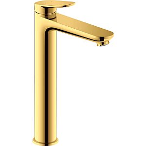 Duravit XL Wave Waschtischarmatur WA1040002034 Ausladung 176mm, ohne Zugstangen-Ablaufgarnitur, Gold poliert