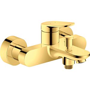 Duravit Wave bath mixer WA5230000034 surface-mounted, diverter with automatic reset, polished gold