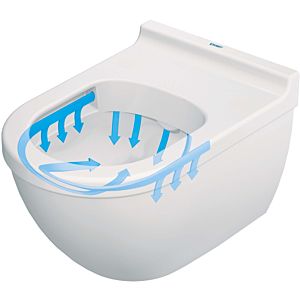 Duravit Starck 3 Wand Tiefspül WC 2527090000 weiss, 54 cm Ausladung, Rimless