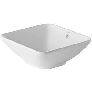 Duravit ME by Starck Aufsatzbecken 0333420000 mit Überlauf, ohne Hahnlochbank, weiss