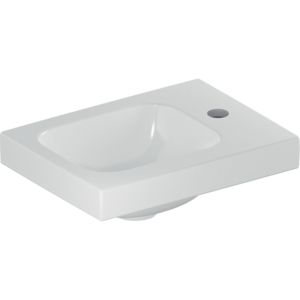 Geberit iCon light lave-mains 501830002 38x28cm, trou à droite , sans trop-plein, blanc KeraTect