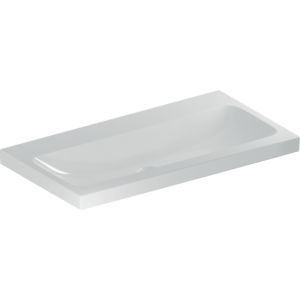 Geberit iCon light vasque 501836007 90x48cm, sans trou pour robinet, sans trop-plein, blanc