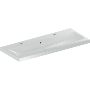 Geberit iCon light vasque 501837001 120x48cm, trou pour robinet gauche / droite, avec trop-plein, blanc