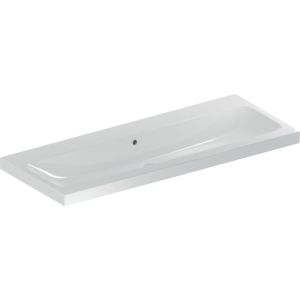 Geberit iCon light vasque 501837003 120x48cm, sans trou pour robinet, avec trop-plein, blanc