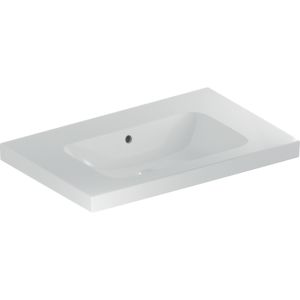 Geberit iCon light washbasin 501839003 75x48cm, without tap hole, with overflow, with shelf, white