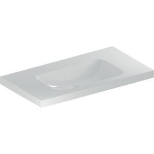 Geberit iCon light washbasin 501840007 90x48cm, without tap hole, without overflow, with shelf, white