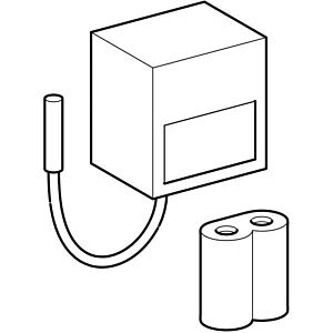 Geberit control module for urinal control 599087000 battery operation, type 1000, Centaurus