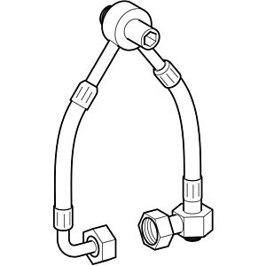 Geberit flushing hose for urinal control 599060000 type 500