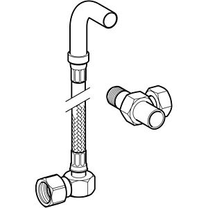 Geberit flushing hose for urinal control 599070000 type 500, Flurinal and Eck-Aller