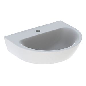 Geberit Renova washbasin 500578018 55 x 45 cm, white / KeraTect, with tap hole, without overflow