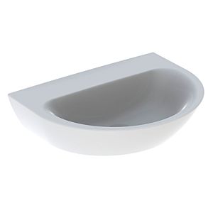 Geberit Renova lavabo 500664011 65 x 50 cm, blanc, sans trou pour robinetterie, sans trop-plein