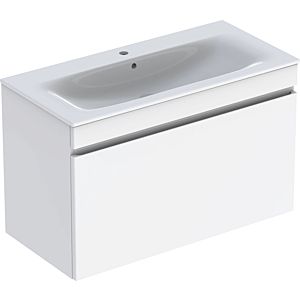 Geberit Renova Plan furniture washbasin set 501917011 100x62.2x48cm, body / front high-gloss white, white washbasin