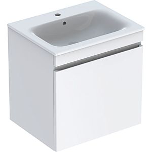 Geberit Renova Plan furniture washbasin set 501915018 60x62.2x48cm, body / front white high-gloss, washbasin white / KeraTect