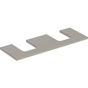 Geberit One plate 505276007 135 x 3 x 47 cm, greige/matt lacquered, double cut-out