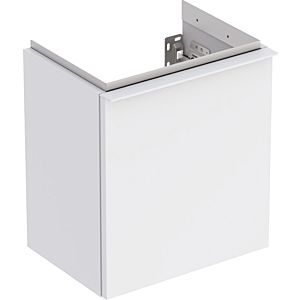 Geberit iCon Cloakroom basin 502301013 37x41.5x27.9cm, 2000 door, hinged left, matt white, matt white handle