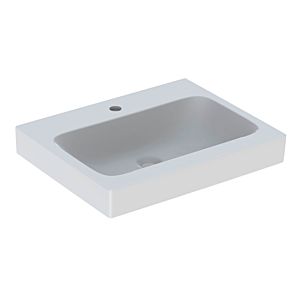 Geberit iCon vasque 124062000 60 x 48,5 cm, avec trou pour robinet, sans trop-plein, blanc