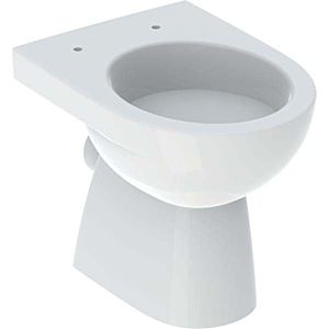 Geberit Renova WC à fond creux 500810012 blanc , pour réservoir encastré/mural, sortie horizontale, partiellement fermé