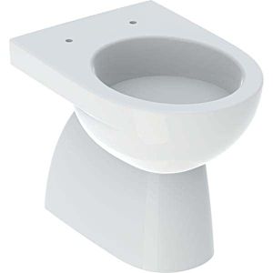 Geberit Renova Stand-Tiefspül-WC 500811012 weiß, für UP-/ AP-Spülkasten, Abgang vertikal, teilgeschlossen