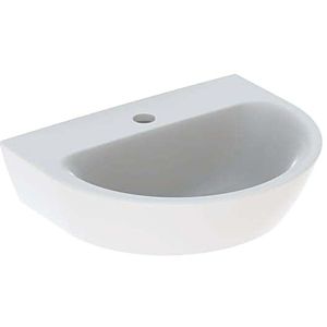 Geberit Renova Cloakroom basin 500494018 45 x 36 cm, white / KeraTect, with tap hole, without overflow