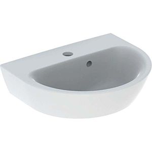 Geberit Renova Lave-mains 500375018 45 x 36 cm, blanc / KeraTect, avec trou pour robinetterie, avec trop-plein