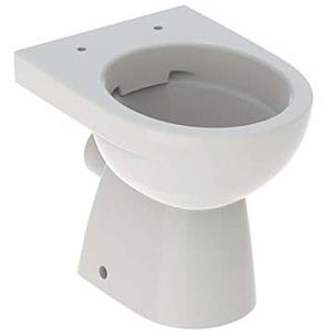 Geberit Renova Stand-Tiefspül-WC 500480002 Abgang horizontal, teilgeschlossene Form, Rimfree, pergamon