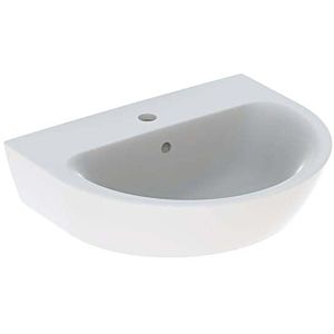 Geberit Renova washbasin 500369018 55 x 45 cm, white / KeraTect, with tap hole, with overflow