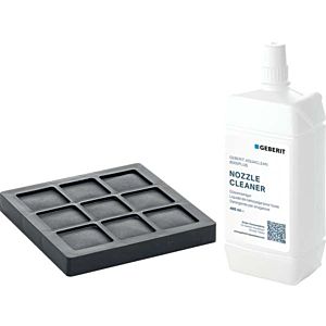 Geberit AquaClean Set 240625001 for WC complete systems, activated carbon filter and nozzle cleaner