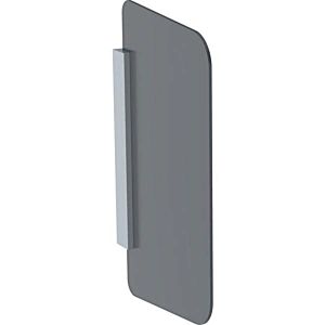 Geberit urinal partition 115211CD1 rectangular, glass, anthracite