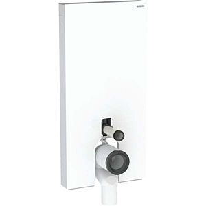 Geberit Monolith Stand-WC-Modul 131003SI5 Glas weiß, Bauhöhe 101 cm