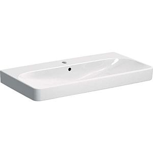 Geberit Smyle Square Waschtisch 500251011 weiss, 90x48cm, mit Hahnloch und Überlauf