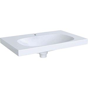 Keramag Acanto Waschtisch 500630018 weiss KeraTect,75x48cm,unsichtbares Überlaufsystem