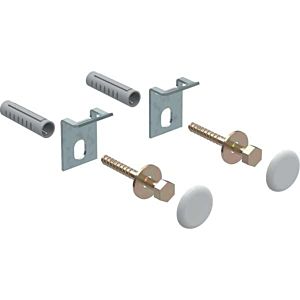 Keramag Urinal-Befestigungssatz Kerafix 551075 weiss, mit Abdeckkappen