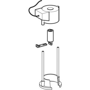 Geberit Elektromagnetheber f. elektr 115498001 Auslösung zu AP-Spk. 9 l, 127.016