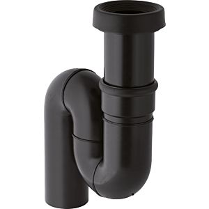 Geberit odor trap 167734161 Ø 110 mm, vertical outlet, for Hock- WC , PE-HD, black