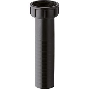 Geberit connection piece 152162161 DN 50, with union nut, PE-HD, black, Rg 60 x 2000 / 8 &quot;