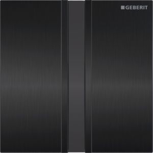 Geberit infrared Urinal control Typ 50 116026QD1 mains, electronic flushing, brushed / black chrome