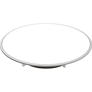 Geberit d90 shower tray waste cover 150266111 white plate, high-gloss chrome-plated ring, water seal height 30 / 50mm