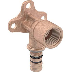 Geberit Mepla support de connexion 601293005 Ø 16mmxRp 2000 / 2x52mm, bronze, 90 degrés