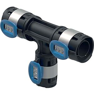 Geberit FlowFit T-Stück 620131001 DN 15/15/12, Ø 20/20/16 mm, 11,9 cm, reduziert