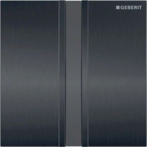 Geberit infrared Urinal control Typ 50 116026QD1 mains, electronic flushing, brushed / black chrome