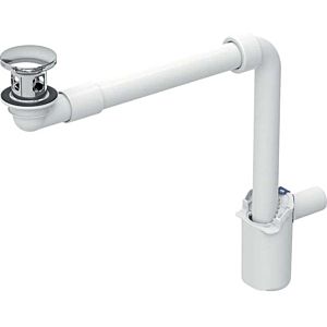 Geberit wash basin drain 152075211 Ø 40 mm, with external valve plug with pressure actuation, high-gloss chrome-plated