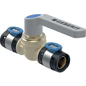 Geberit FlowFit Kugelhahn 619852001 Ø 25 mm, 11,6 cm, avec levier de commande