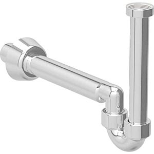 Geberit Rohrbogengeruchsverschluss 151108211 1 1/4" x 40 mm, für Waschbecken und Bidet, Abgang horizontal, hochglanz-verchromt