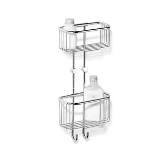 Giese shower duo shower basket 3001102 can be removed without tools, 2 Haken
