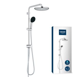 Grohe Vitalio Start System 250 Flex Duschsystem 26680001 mit Umstellung für die Wandmontage chrom